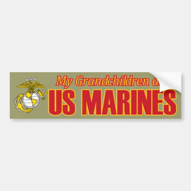 My Grandchildren are Marines Autoaufkleber (Vorne)