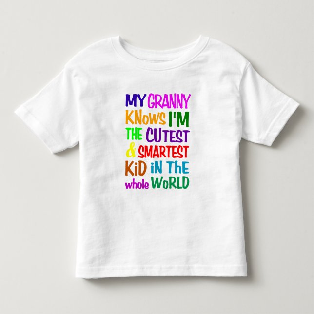 My Granny Knows Shirt - wählen Sie Stil (Vorderseite)
