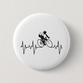 My Heart Beats For Cycling. Button