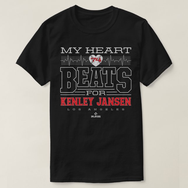 My Heart Beats For Kenley Jansen  T-Shirt (Design vorne)