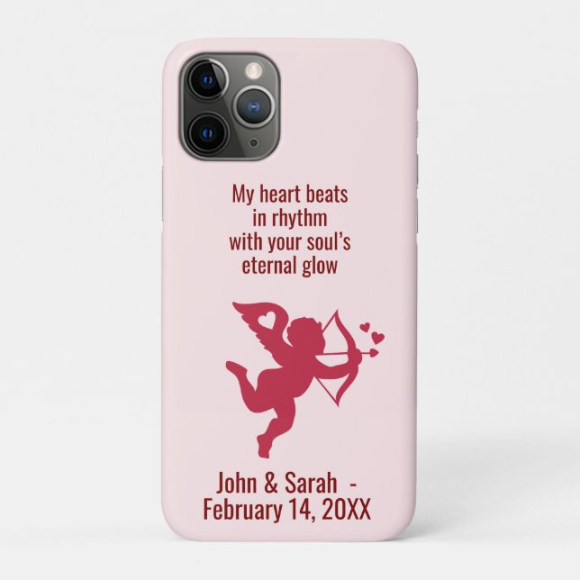 My heart beats in rhythm with your soul’s eternal  Case-Mate iPhone hülle (Rückseite)