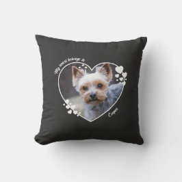 My heart belongs to customized dog T-Shirt Kissen
