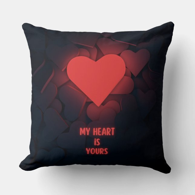 My Heart Is Yours Kissen (Vorderseite)