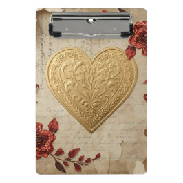 My Heart Mini Klemmbrett