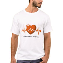 My Heart Speaks in Rhythm EKG Herzschlag T-Shirt