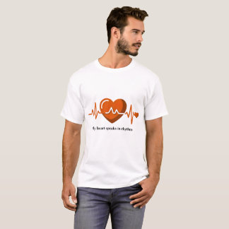 My Heart Speaks in Rhythm EKG Herzschlag T-Shirt