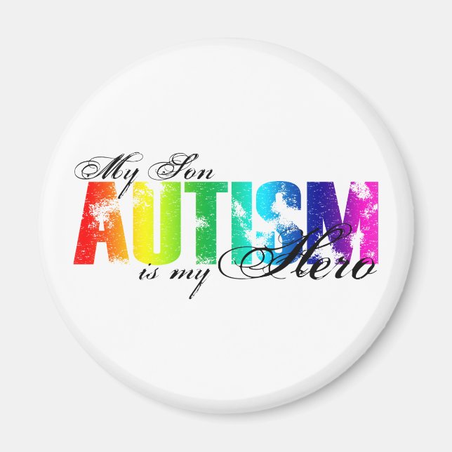 My Held My Son - Autismus Magnet (Vorne)
