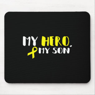 My Held My Son - Gold Ribbon Kinderkrebs im Krieg Mousepad
