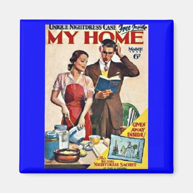 "My Home, 1933" RETRO MAGNET (Devant)
