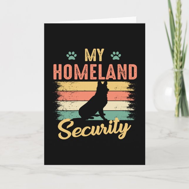 My homeland security karte (Vorderseite)