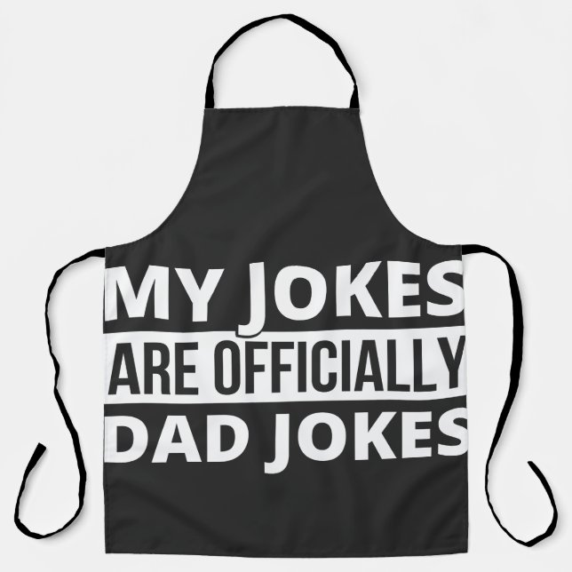 my jokes are dad jokes schürze (Vorderseite)