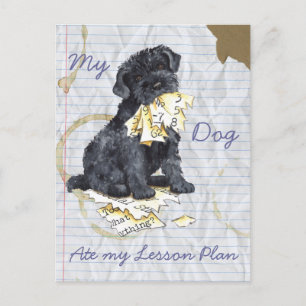 My Kerry Ate My Lessingplan Postkarte