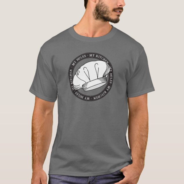 My Kitchen My Rules Zitat Koch Hat Restaurant T-Shirt (Vorderseite)