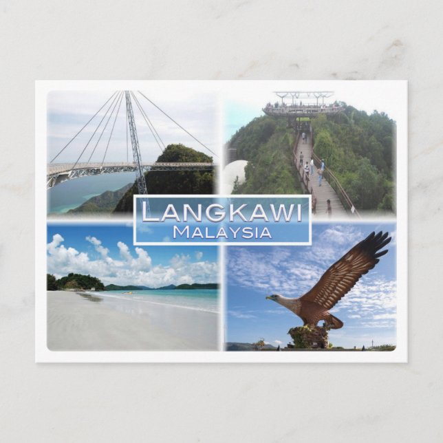 MY Langkawi - Sky Bridge - Cable Car - Kedah Beach Postkarte (Vorderseite)
