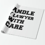 MY LAWYER GESCHENKPAPIER<br><div class="desc">Liebe,  Comic,  Funny,  Herz,  Spaß,  Symbole,  Vintage Sportarten,  Cool,  Retro,  Geburtstag,  Party,  Spaß</div>
