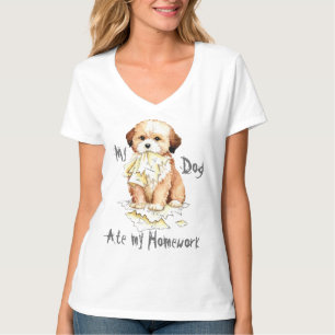 My Lhasa Apso A Mangé Mon T-shirt Maison