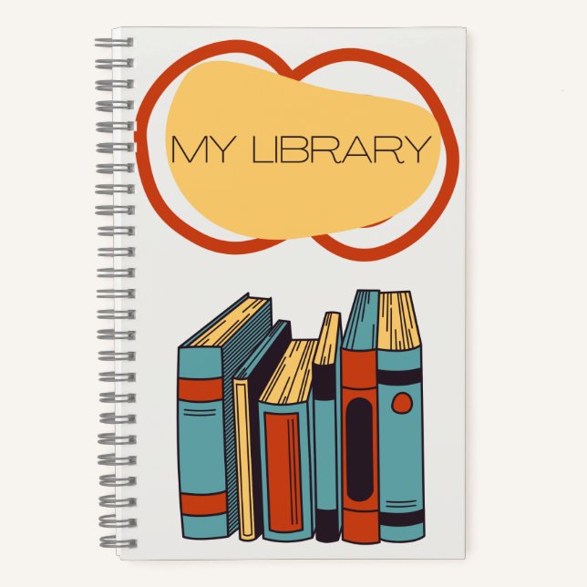 My Library-Notebook Notizbuch (Vorderseite)