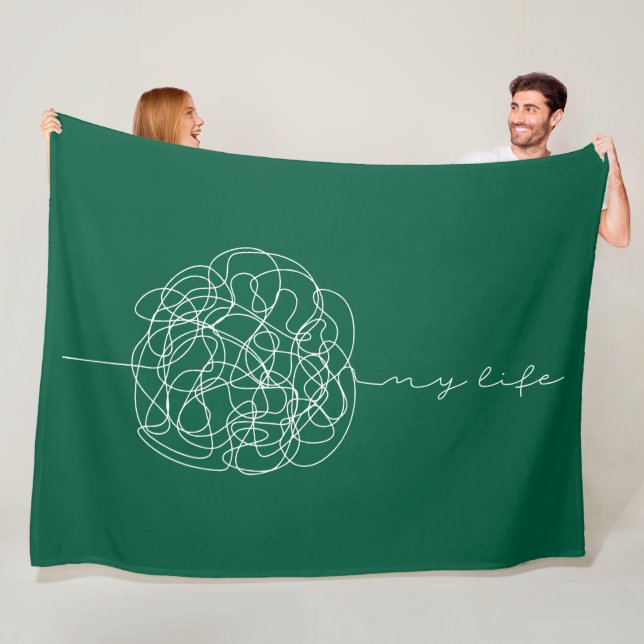 My Life Fleecedecke (Beispiel)