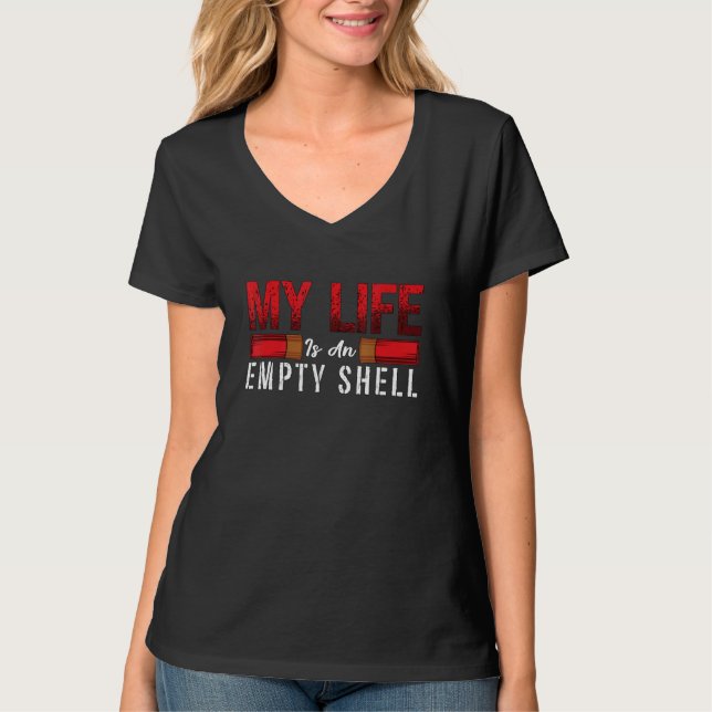 My Life Is Clay Pigeon Shooting Sporting Clays Cla T-Shirt (Vorderseite)