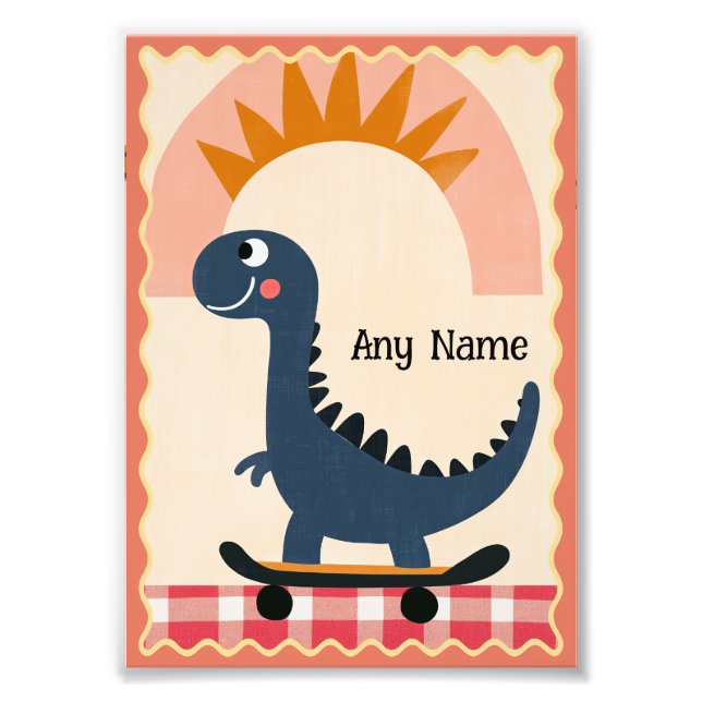 My Little Dino Print Fotodruck (Vorne)