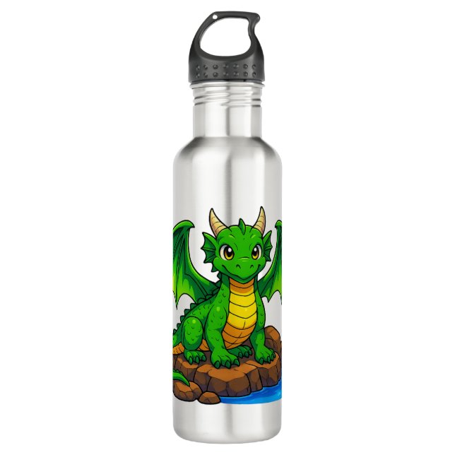 My little dragon edelstahlflasche (Vorderseite)