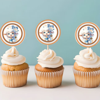 My Little Lamb Runder Aufkleber