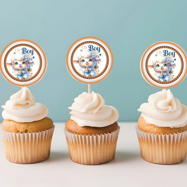 My Little Lamb Runder Aufkleber (Von Creator hochgeladen)