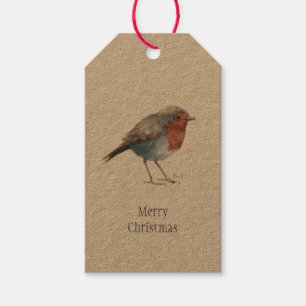 "My Little Robin" Bird Weihnachtsgeschenke Tags Geschenkanhänger
