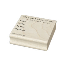 My Little Works of Art Stamp