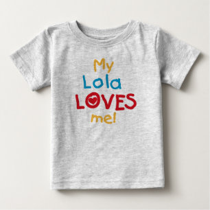 My Lola Loves Me T-shirts et cadeaux