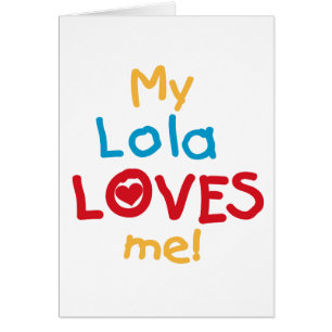 My Lola Loves Me T-shirts et cadeaux