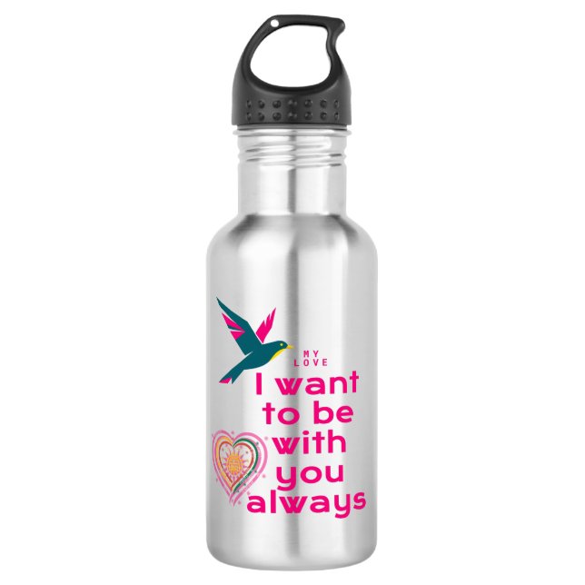 My love edelstahlflasche (Vorderseite)