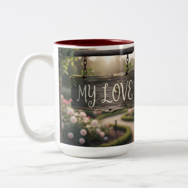 My Love Mug | Romantic Coffee Mug Gift for Couples (Gauche)
