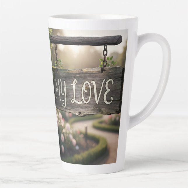 My Love Mug | Romantic Coffee Mug Gift for Couples (Droite)