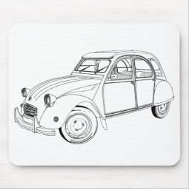 My loved car: Citroën 2 PS Mousepad