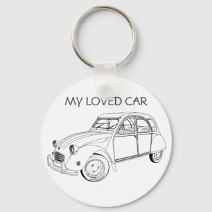 My loved car: Citroën 2 PS Schlüsselanhänger