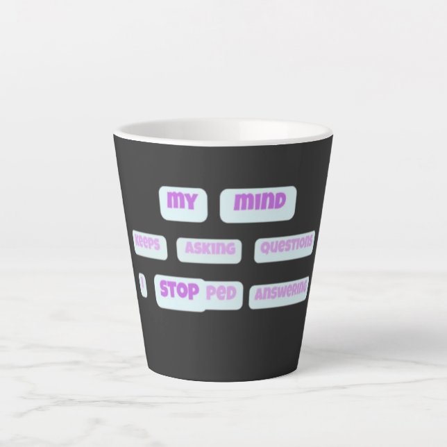 MY MIND STOP limited edition 781 pieces Milchtasse (Vorderseite)