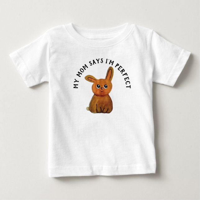 My Monthly Hapiness magic rabbit Baby T-shirt (Vorderseite)