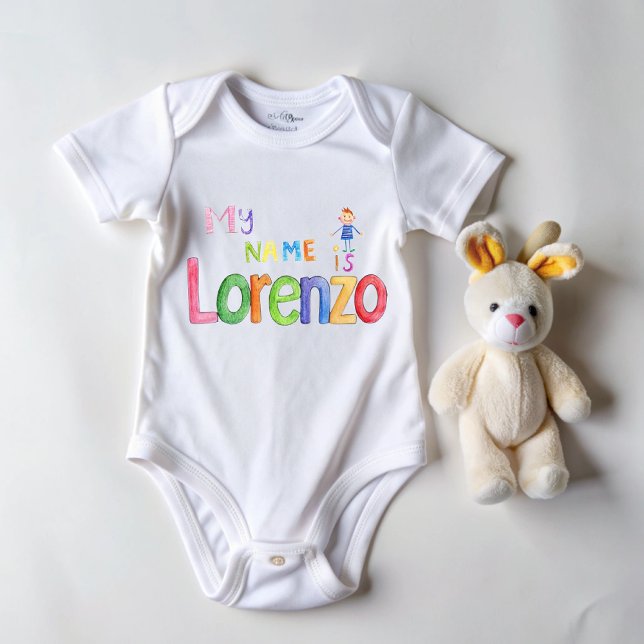 My name is Lorenzo Baby Strampler (My name is Lorenzo)
