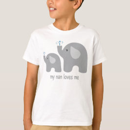 My Nan Lieben Me - Elefantes Shirt für Kinder