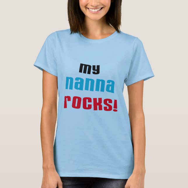 My Nanna Rocks T-shirts et cadeaux (Devant)