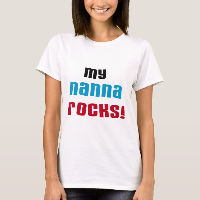 My Nanna Rocks T-shirts et cadeaux (Devant)