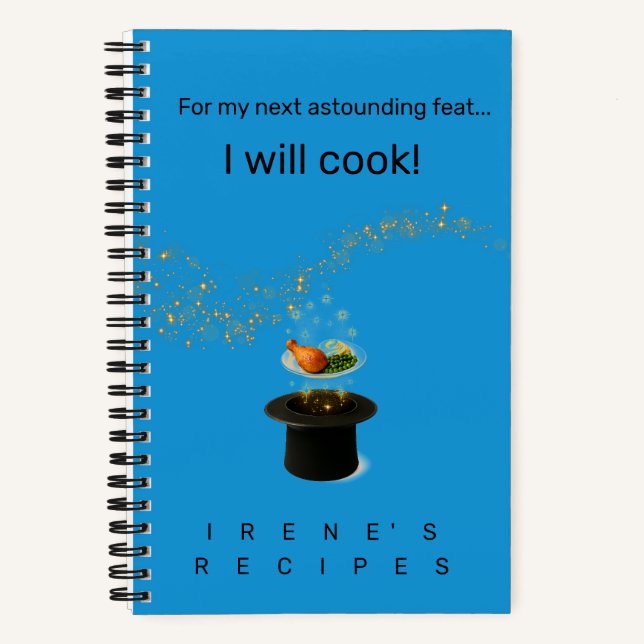 My Next Astounding Feat Magic Recipe Notizbuch (Vorderseite)