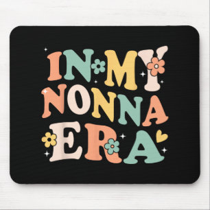 My Nonna Era Funny Sarcastic Groovy Retro Mütter Mousepad