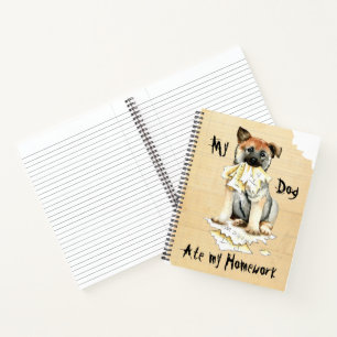 My Norwegisch Elkhound Ate My Hausaufgaben Noteboo Notizbuch