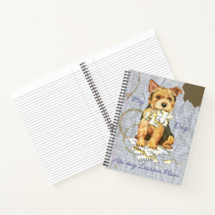 My Norwich Terrier Ate my Lessingplan Notizbuch