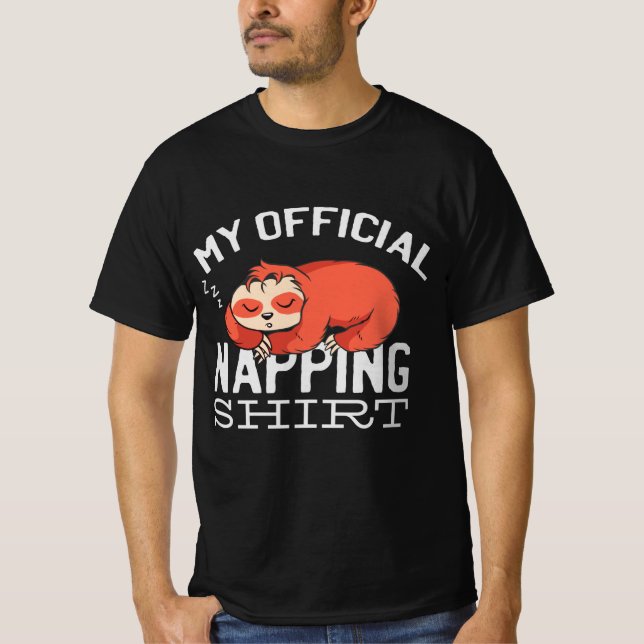 My official napping shirt Sloth (Vorderseite)