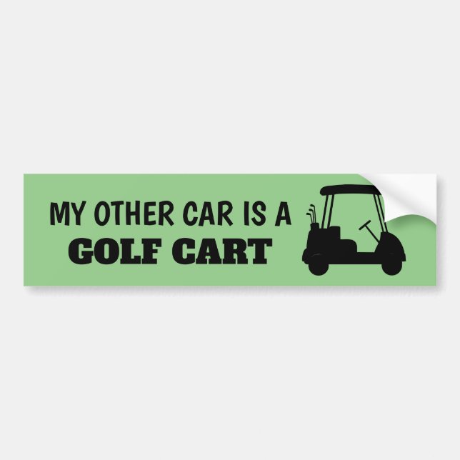 My Other Car est un Autocollant de Golf Cart (Devant)