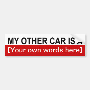 my-other-car-is-a-01 autoaufkleber