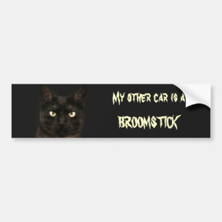 My other car is a broomstick autoaufkleber